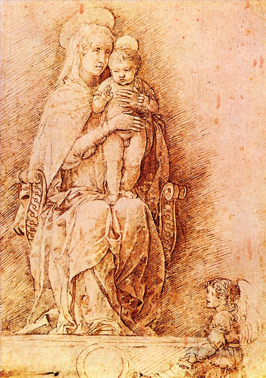 Madonna and child Renaissance painter Andrea Mantegna Oil Paintings